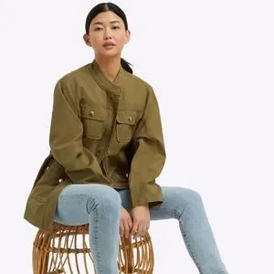 Draper James Jackets Coats Draper James Field Green Belted